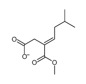 (2E)-3-甲基亚丁基丁二酸-1-甲酯 结构式