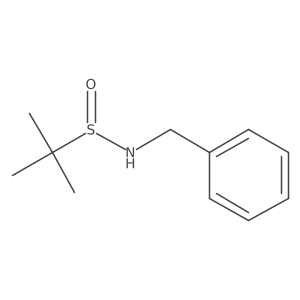 2-Propanesulfinamide, 2-methyl-N-(phenylmethyl)-, [S(R)]- 结构式
