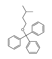 Benzene, 1,1',1''-[(3-methylbutoxy)methylidyne]tris- 结构式