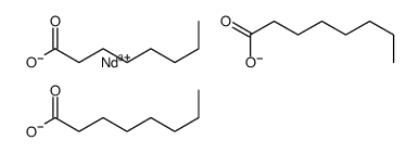 辛酸钕(3+) 结构式
