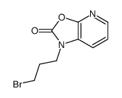 1-(3-溴丙基)恶唑并[5,4-b]吡啶-2(1H)-酮 结构式
