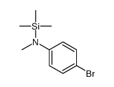 Silanamine, N-(4-bromophenyl)-N,1,1,1-tetramethyl- 结构式