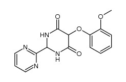 2,3-二氢-5-(2-甲氧基苯氧基)-[2,2'-联嘧啶]-4,6(1H,5H)-二酮 结构式