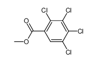 2,3,4,5-四氯苯甲酸甲酯 结构式