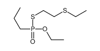 Phosphonothioic acid, propyl-, O-ethyl S-[2-(ethylthio)ethyl] ester (6CI,9CI) 结构式