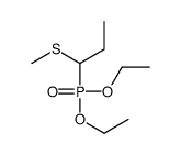 Phosphonic acid, [1-(methylthio)propyl]-, diethyl ester 结构式