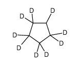 环戊烷-D9 结构式