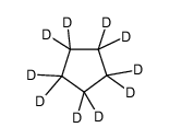 环戊烷-D10 结构式