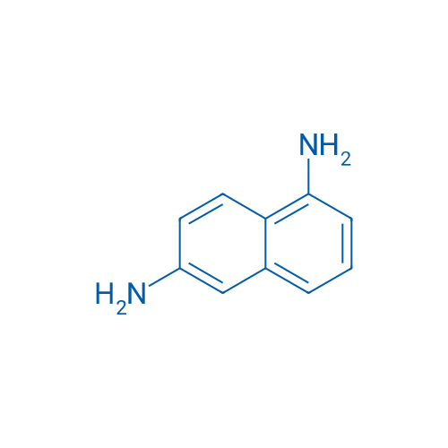 1,6-二氨基萘 结构式