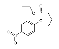 Phosphonic acid, propyl-, ethyl 4-nitrophenyl ester (9CI) 结构式