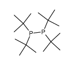 1,1,2,2-四(1,1-二甲基乙基)二膦 结构式
