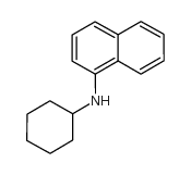 N-环己基萘-1-胺 结构式