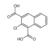 2-氯-1,3-萘二甲酸 结构式