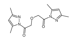 1H-Pyrazole, 1,1'-[oxybis(1-oxo-2,1-ethanediyl)]bis[3,5-dimethyl- (9CI) 结构式