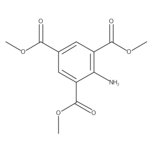 2-氨基-1,3,5-苯三甲酸三甲酯 结构式