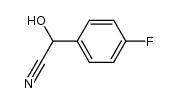 4-氟-α-羟基苯乙腈 结构式