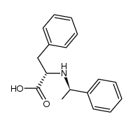 L-Phenylalanine, N-[(1R)-1-phenylethyl]- 结构式