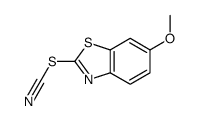 Thiocyanic acid, 6-methoxy-2-benzothiazolyl ester (8CI) 结构式