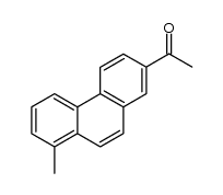 1-(8-甲基-2-菲基)乙酮 结构式