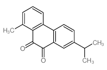 1-甲基-7-异丙基菲-9,10-二酮 结构式