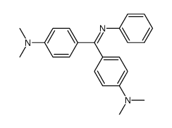 Benzenamine, 4,4'-(phenylcarbonimidoyl)bis[N,N-dimethyl- 结构式