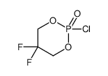 2-氯-5,5-二氟-1,3,2-二氧磷杂环己烷 2-氧化物 结构式