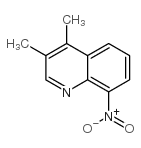 3,4-二甲基-8-硝基喹啉 结构式