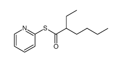 2-乙基己硫代酸 S-2-吡啶基酯 结构式