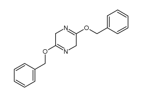 2,5-二氢-3,6-二(苄氧基)吡嗪 结构式