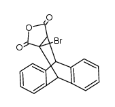 9,10[3',4']-Furanoanthracene-12,14-dione, 11-bromo-9,10,11,15-tetrahydro- 结构式