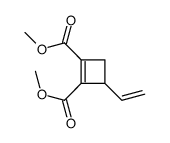 3-乙烯基-1-环丁烯-1,2-二羧酸二甲酯 结构式