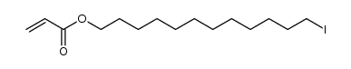 2-Propenoic acid, 12-iodododecyl ester 结构式