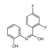 2,4-二氟-N-(2-羟基苯基)苯甲酰胺 结构式