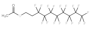 1H,1H,2H,2H- PERFLUORODECYL THIOACETATE 结构式