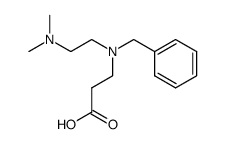N-[2-(二甲氨基)乙基]-N-(苯甲基)-β-丙氨酸 结构式