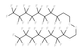 双(1H,1H,2H,2H-全氟癸基)二硫化物 结构式