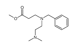 β-Alanine, N-[2-(dimethylamino)ethyl]-N-(phenylmethyl)-, methyl ester 结构式
