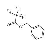 氘代乙酸苄酯-d3 结构式