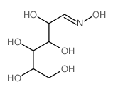 (6E)-6-hydroxyiminohexane-1,2,3,4,5-pentol 结构式