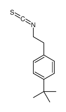 1-叔丁基-4-(2-异硫氰酸根合乙基)苯 结构式