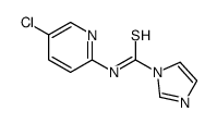 1H-Imidazole-1-carbothioamide, N-(5-chloro-2-pyridinyl)- 结构式