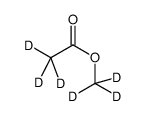 乙酸甲酯-D6 结构式