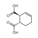 3-Cyclohexene-1,2-dicarboxylic acid 结构式