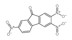 2,3,7-三硝基-9H-芴-9-酮 结构式