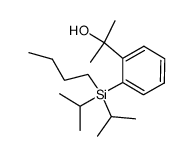 2-[丁基二异丙基硅基]-α,α-二甲基苯甲醇 结构式