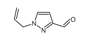 1-(4-烯丙基苯基)吡唑-3-甲醛 结构式