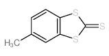 5-甲基-1,3-苯并二硫杂环戊烯-2-硫酮 结构式