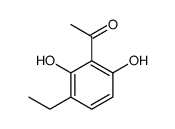 1-(3-乙基-2,6-二羟基苯基)-1-乙酮 结构式