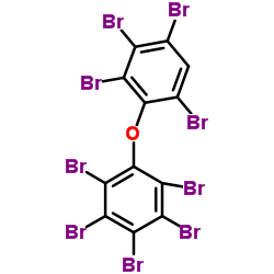 2,2',3,3',4,4',5,6,6'-九溴联苯醚 结构式