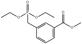 3-((二乙氧基磷酰基)甲基)苯甲酸甲酯 结构式